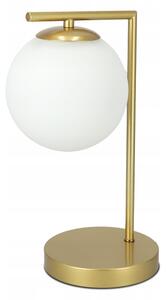 Lampă de masă 1x E27, 40 W, 230 V, auriu/alb