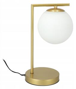 Lampă de masă 1x E27, 40 W, 230 V, auriu/alb