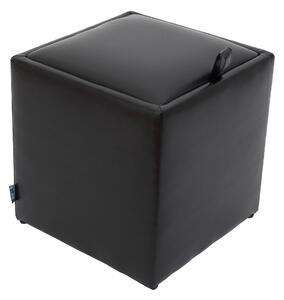Taburet box cu capac, diferite culori, negru