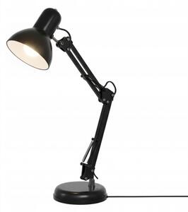 Lampă de birou 2-în-1 cu clemă 1xE27/60W/230V neagră