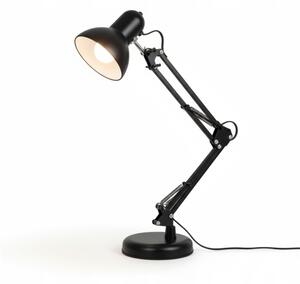 Lampă de birou 2-în-1 cu clemă 1xE27/60W/230V neagră