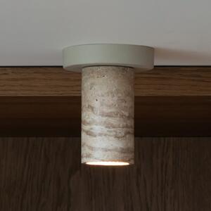 IT´S ABOUT ROMI IT'S plafonieră Tivoli, culoare nisip, înălțime 15 cm, Bej, Camera de zi / sufragerie, Marmură, Modern