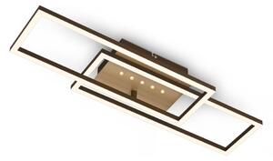 Brilo - Plafonieră dimabilă LED/30W/230V 3000K maro