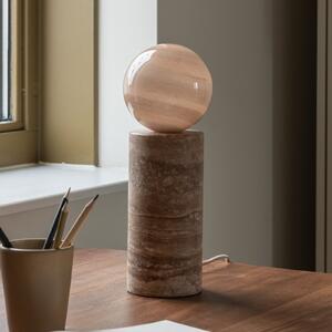 IT´S ABOUT ROMI IT'S Lampă de masă Tivoli, culoare nisip, înălțime 33 cm, Bej, Camera de zi / sufragerie, Piatră, Modern