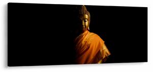 Tablou - Statuia lui Buddha de aur (120x50 cm)