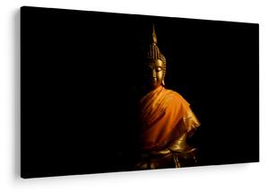 Tablou - Statuia lui Buddha de aur (90x60 cm)