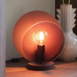 IT´S ABOUT ROMI IT'S Lampă de masă Toledo, maro, înălțime 33 cm, Maro / Rugină, dormitor, Sticlă, Modern