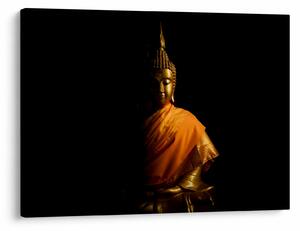Tablou - Statuia lui Buddha de aur (70x50 cm)