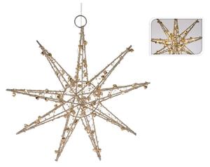 Decoratiune Gold Star 20 LED 30 cm