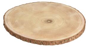Platou Wood Slice din lemn 35 cm