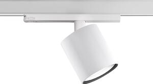 Ivela Spot LED pentru șină Perfetto Puro, trifazic, alb, 930, Alb, Hol, Metal, Modern