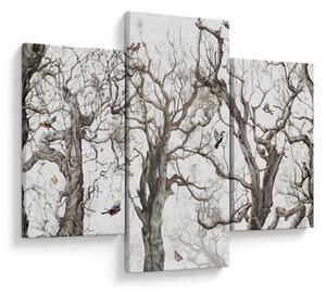 Tablou - Model de pădure, desen (90x60 cm)