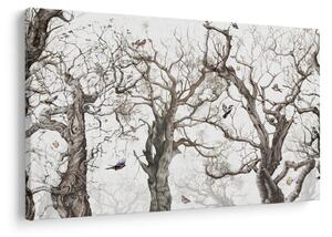Tablou - Model de pădure, desen (90x60 cm)
