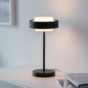 Schöner Wohnen Lampă de masă LED Elmo, negru, 3000 K, dimabil, reglabil, Negru, Camera de zi / sufragerie, Metal, Modern