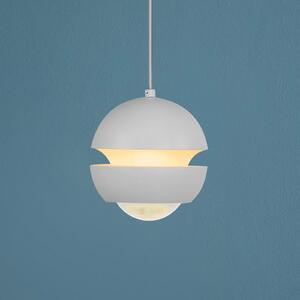 Schöner Wohnen Lampă suspendată LED Lini, albă, 1 bec, 3.000 K, Alb, Camera de zi / sufragerie, Plastic, Modern