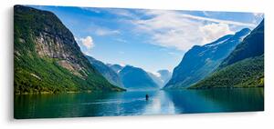 Tablou - Lacul Lovatnet (120x50 cm)