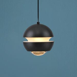 Schöner Wohnen Lampă suspendată LED Lini, negru, 1 bec, 3.000K, Negru, Camera de zi / sufragerie, Plastic, Modern