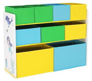 Organizator / raft pentru jucării, multicolor / model, NOMITO TIP 2