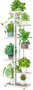 Suport pentru flori din metal, alb, BAMIR TIP 2