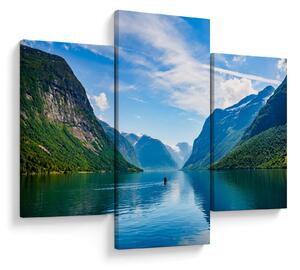 Tablou - Lacul Lovatnet (90x60 cm)