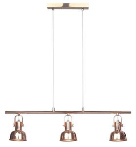 Lampă suspendată în stil retro, metal, roz auriu, AVIER TIP 4