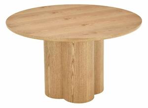 Masă ROSALIA, stejar, furnir/MDF, Ø120x74 cm