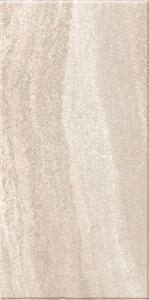 Gresie portelanata Kai Ceramics Santana, bej mat, aspect de piatra, dreptunghiulara, 30 x 60 cm