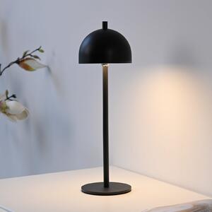 Schöner Wohnen Lampă de masă cu baterie LED Bellies, negru, IP54, reglabil, Negru, Camera de zi / sufragerie, Metal, Scandinavă