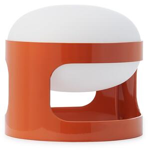 Kartell Lampa de masă KD28, portocaliu, Ø 25 cm, E14-LED, Portocaliu, Camera de zi / sufragerie, Plastic, Design