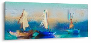 Tablou - Peisaj pictură, pictură (120x50 cm)