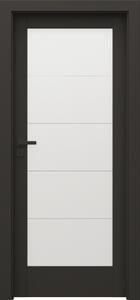 Usa cu toc reglabil HDF PORTA VERTE HOME BLACK - Model B5