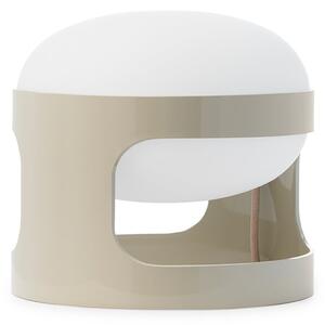 Kartell Lampa de masă KD28, gri, Ø 25 cm, E14-LED, Gri, Camera de zi / sufragerie, Plastic, Design