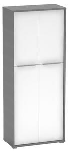 Dulap cu rafturi, grafit/alb, RIOMA NEW TYP 07