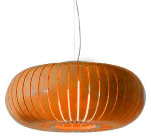Kartell Lampa suspendată Teresa, portocaliu, Ø 50 cm, E27-LED, Portocaliu, Camera de zi / sufragerie, Plastic, Design