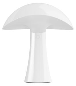Louis Poulsen Lampă de masă cu baterie LED Rumee 220, albă, IP44, reglabil, Alb, Camera de zi / sufragerie, Plastic, Scandinavă