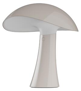 Louis Poulsen Lampă de masă cu baterie LED Rumee 220, gri, IP44, reglabil, Gri, Camera de zi / sufragerie, Plastic, Scandinavă