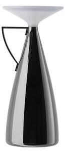 Kartell Lampa de masă cu baterie LED Camomille, gri închis, dimabil., reglabil, Gri, Camera de zi / sufragerie, Plastic, Design