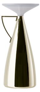 Kartell Lampa de masă cu baterie LED Camomille, crem, înălțime 24 cm, reglabil, Bej, Camera de zi / sufragerie, Plastic, Design