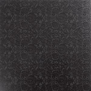 Gresie interior Organza 5P, aspect dantelat, negru, 40 x 40 cm