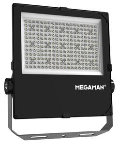 MEGAMAN Proiector exterior LED Hugo, 150 W, 3000 K, IP66, Negru, Aluminiu