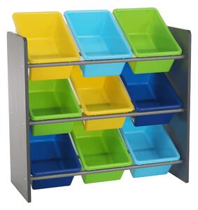 Organizator de jucării, multicolor / gri, KIDO TYPE 3