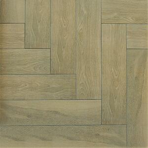 Gresie exterior/interior Stejar Brown, portelanata, maro, 60 x 15 cm