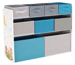 Organizator / raft pentru jucării, multicolor / model, DARLING TYPE 2