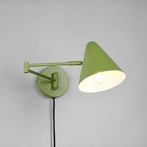 Trio Lighting Aplică Cosima, verde, proiecție 54 cm, metal, Verde, Camera de zi / sufragerie, Metal, Modern