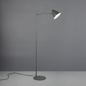 Trio Lighting Lampadar Cosima, antracit, înălțime 126 cm, metal, Negru, Camera de zi / sufragerie, Metal, Modern