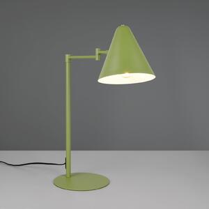 Trio Lighting Lampa de masă Cosima, verde, înălțime 50 cm, metal, Verde, Camera de zi / sufragerie, Metal, Modern