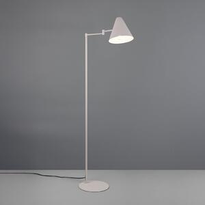 Trio Lighting Lampadar Cosima, gri deschis, înălțime 126 cm, metal, Gri, Camera de zi / sufragerie, Metal, Modern