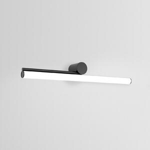 MARSET Ambrosia A 60 stânga negru 2.700 K TRIAC cu driver, reglabil, Negru, Camera de zi / sufragerie, Aluminiu, Design