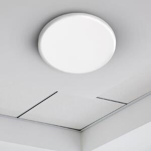 Näve Lampă LED încastrabilă Suma, Ø 15,5 cm, albă, dimabil, IP44, reglabil, Alb, Baie, Plastic, Corpuri de iluminat încastrate rotunde