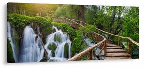 Tablou - Lacurile Plitvice (120x50 cm)